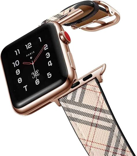 burberry band apple watch|replacement Burberry watch band.